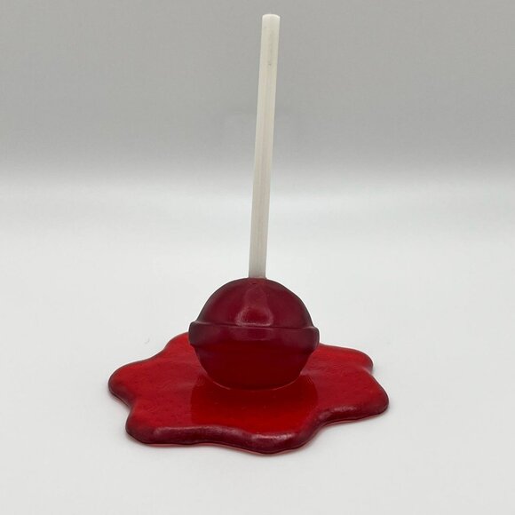 Red Lollipop Pop Sculpture - Picture 5 of 6